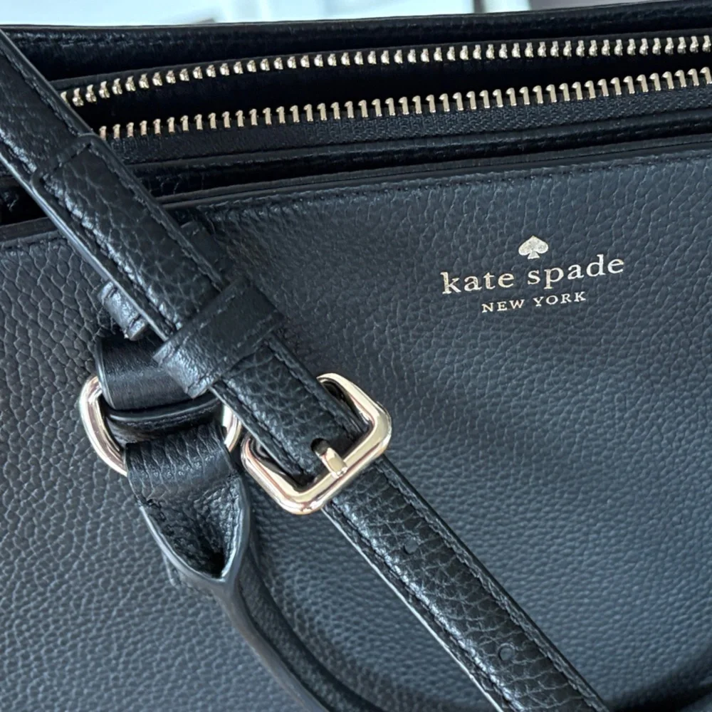 Kate Spade New York Cameron Street Candace Black Leather Satchel
